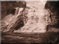 Click to enlarge 'Ithaca Falls 2 (Sepia).jpg'