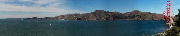 The Golden Gate Bridge and the Marin Headlands